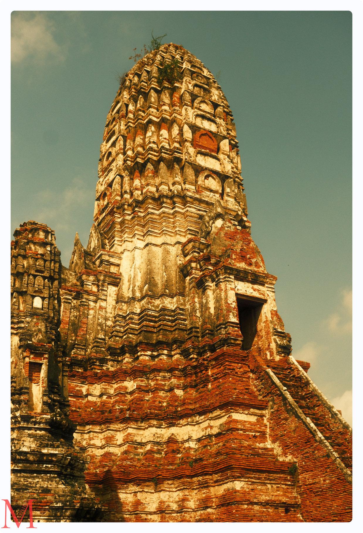 Ayutthaya Historical Park Wat Phra Ram Buddhistischer Tempel.